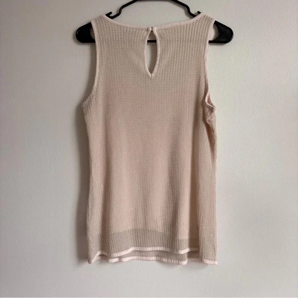 Banana Republic Light Pink Mesh Tank Top - Picture 5 of 5